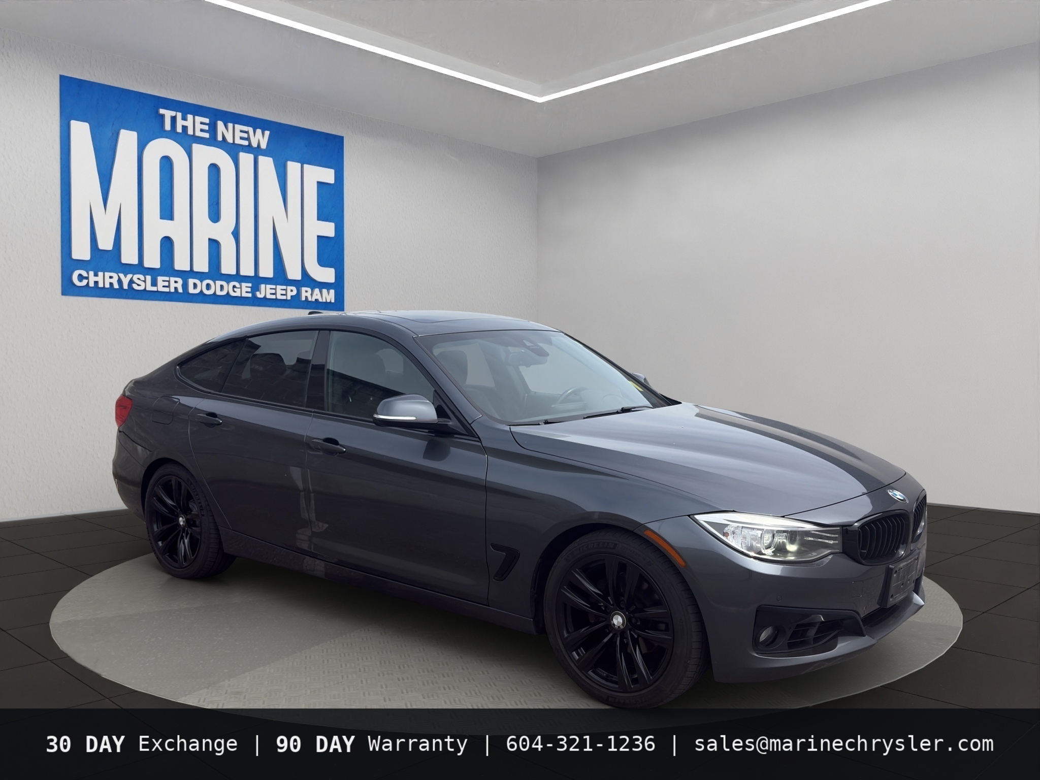 Gray 2014 BMW 3 Series Gran Turismo 328i xDrive AWD Wagon All-Wheel Drive 8-Speed Automatic