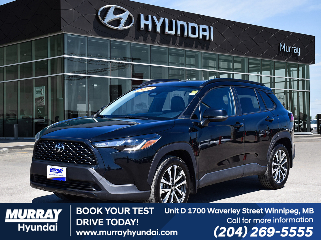 Jet Black Mica 2025 Toyota Corolla Cross LE AWD SUV / Crossover All-Wheel Drive Continuously Variable Transmission