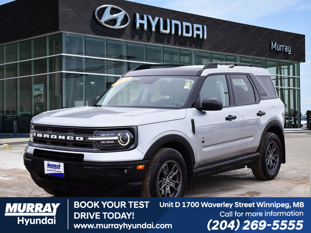 Iconic Silver Metallic 2022 Ford Bronco Sport Big Bend AWD SUV / Crossover All-Wheel Drive Automatic
