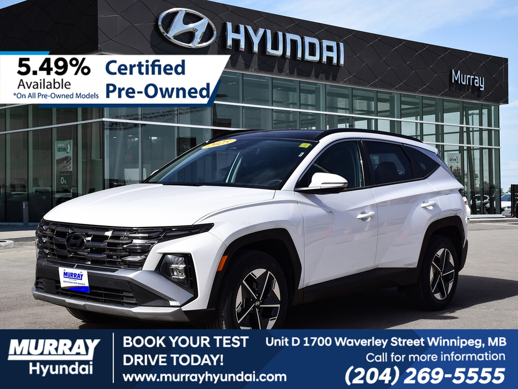 /WHITE 2025 Hyundai Tucson SEL Convenience AWD SUV / Crossover All-Wheel Drive Automatic