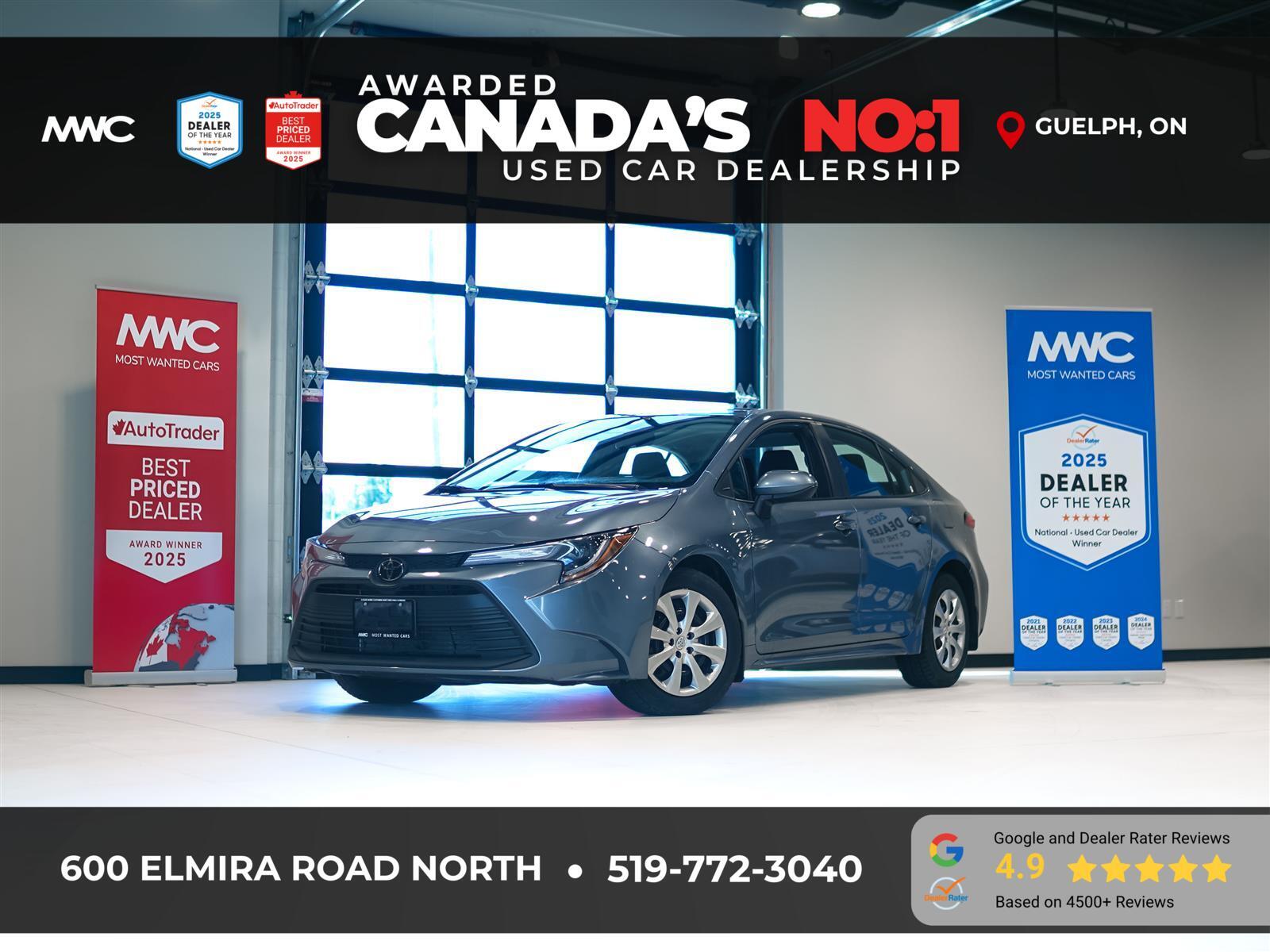2025 Toyota Corolla LE | NO ACCIDENTS | BLIND SPOT | APP CONNECT