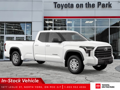 White 2026 Toyota Tundra SR5 Double Cab LB 4WD Pickup Truck Four-Wheel Drive Automatic