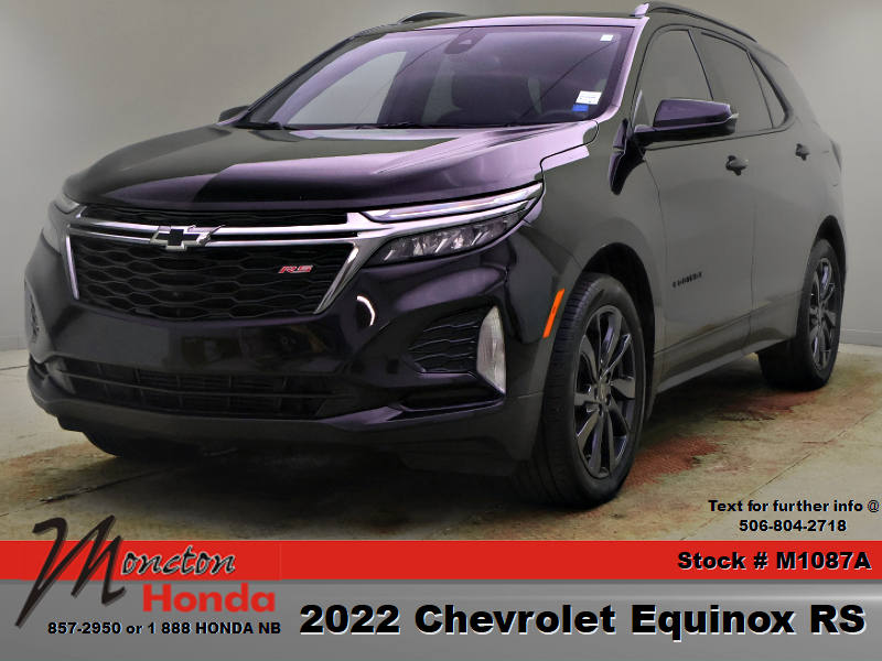 Black 2022 Chevrolet Equinox SUV / Crossover Four-Wheel Drive Automatic