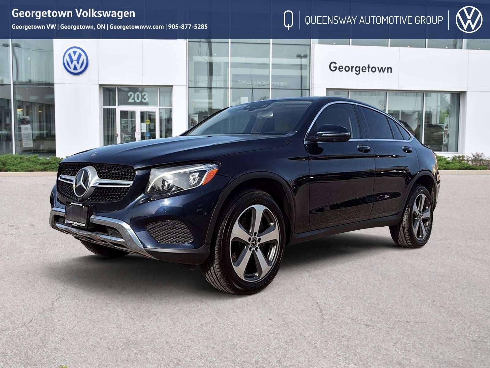 Blue 2018 Mercedes-Benz GLC 300 Coupe 4MATIC SUV / Crossover All-Wheel Drive 9-Speed Automatic