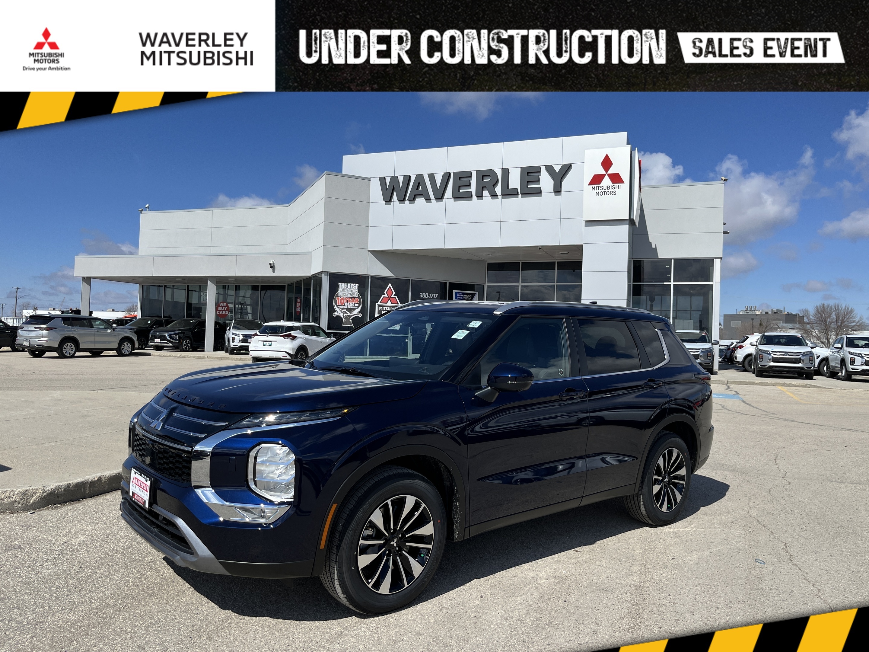 Blue 2026 Mitsubishi Outlander LE FWD SUV / Crossover Front-Wheel Drive Continuously Variable Transmission