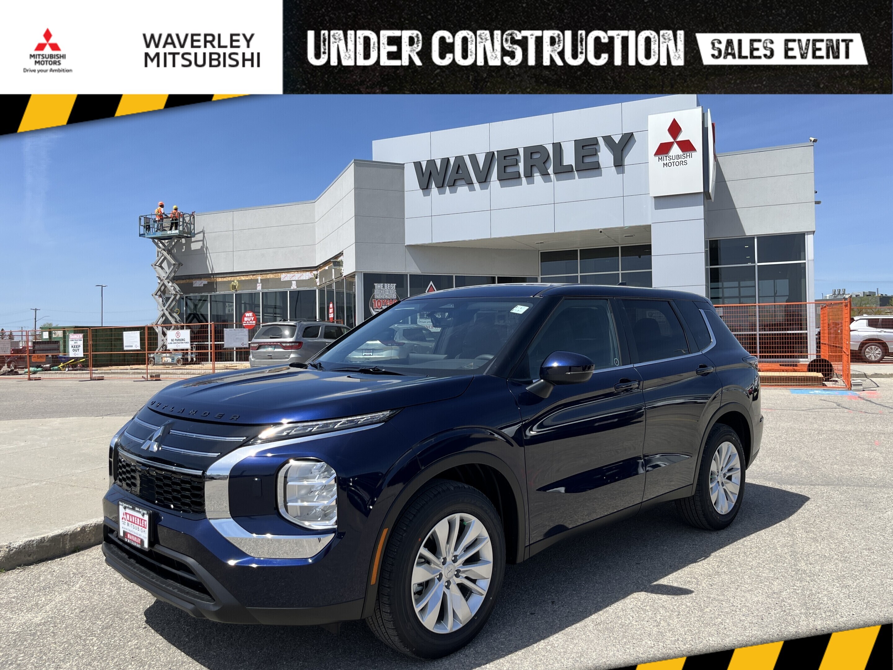 Blue 2026 Mitsubishi Outlander ES FWD SUV / Crossover Front-Wheel Drive Continuously Variable Transmission