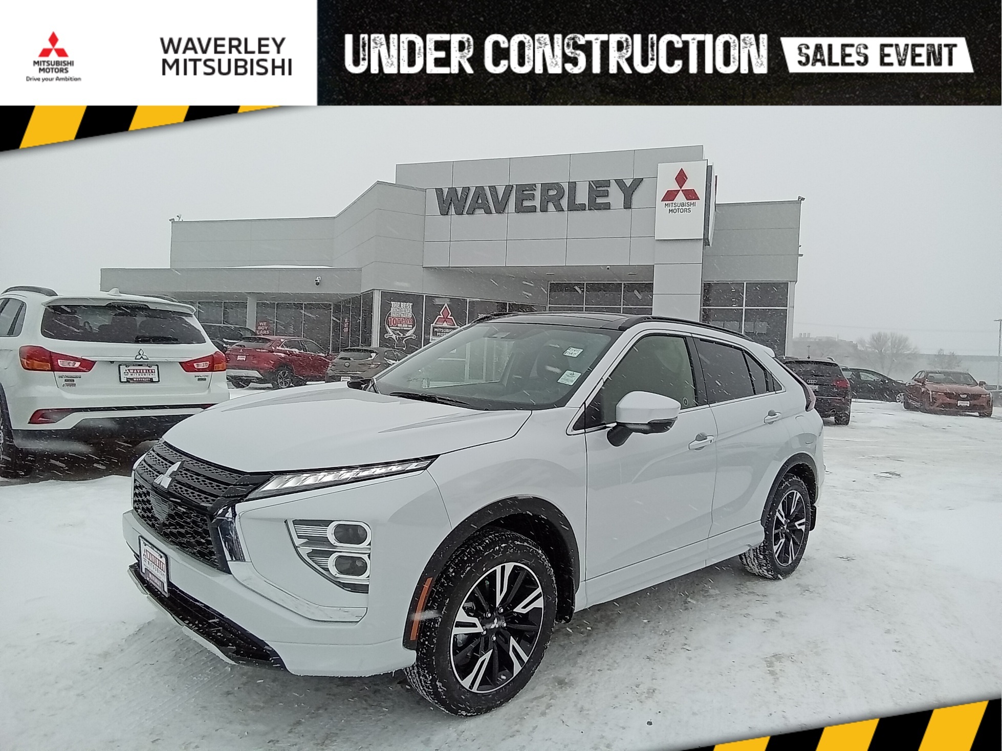 White 2026 Mitsubishi Eclipse Cross GT S-AWC SUV / Crossover Continuously Variable Transmission