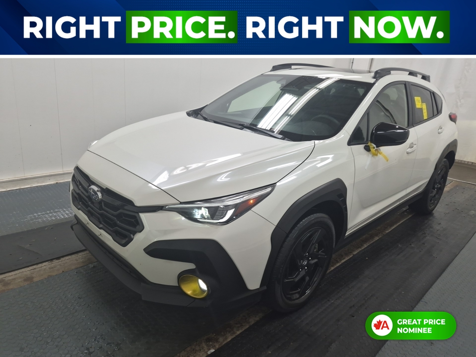 White 2024 Subaru Crosstrek Onyx AWD SUV / Crossover Continuously Variable Transmission