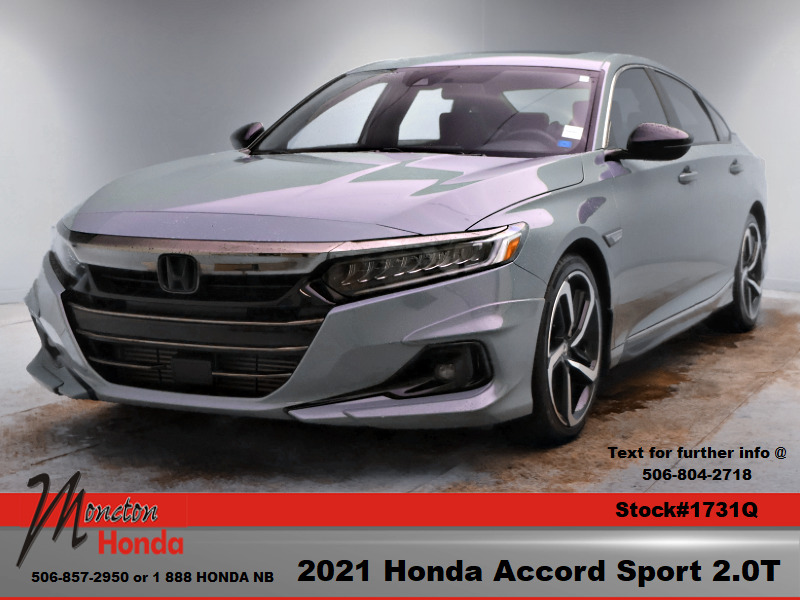 2021 Honda Accord Sport FWD Sedan Front-Wheel Drive