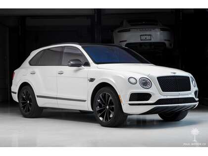 White 2019 Bentley Bentayga V8 AWD SUV / Crossover All-Wheel Drive 8-Speed Automatic