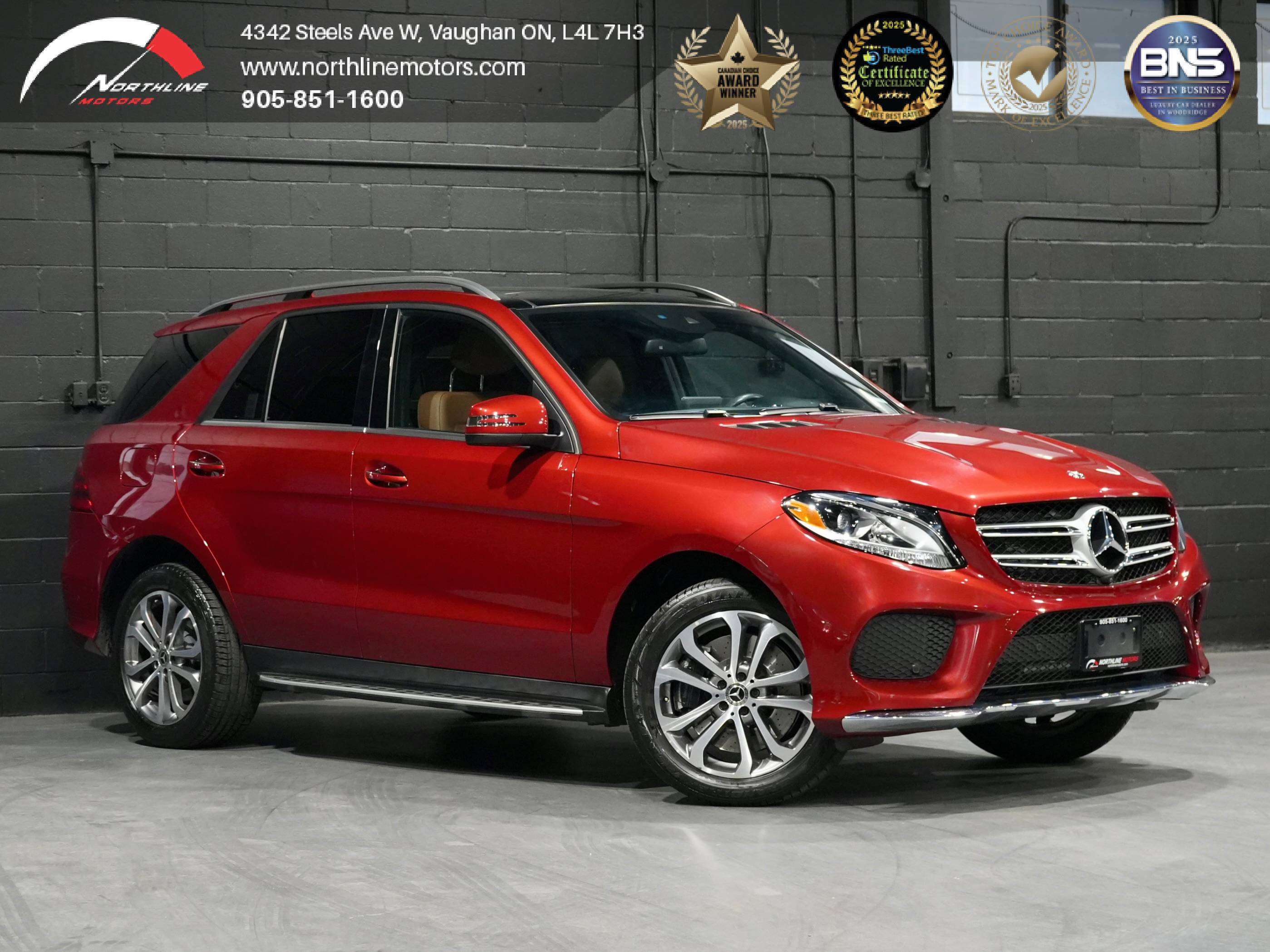 Red 2017 Mercedes-Benz GLE 400 4MATIC SUV / Crossover All-Wheel Drive 9-Speed Automatic