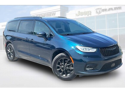 Blue 2022 Chrysler Pacifica Touring AWD Minivan All-Wheel Drive 9-Speed Automatic