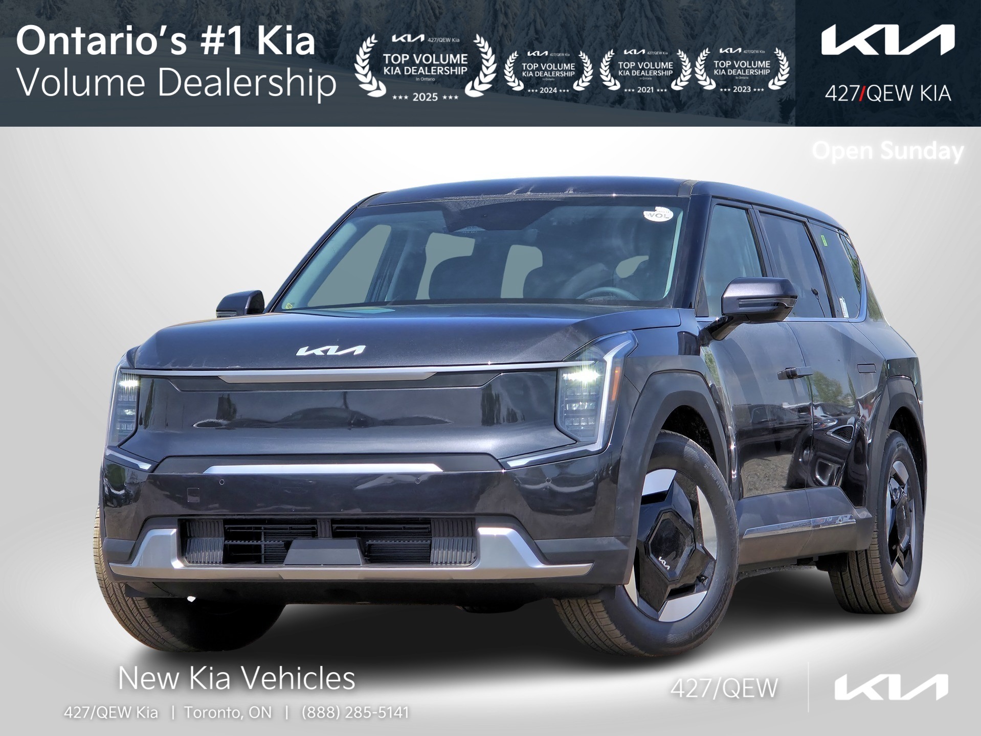 Gray 2026 Kia EV9 Light RWD SUV / Crossover Rear-Wheel Drive 1-Speed Automatic