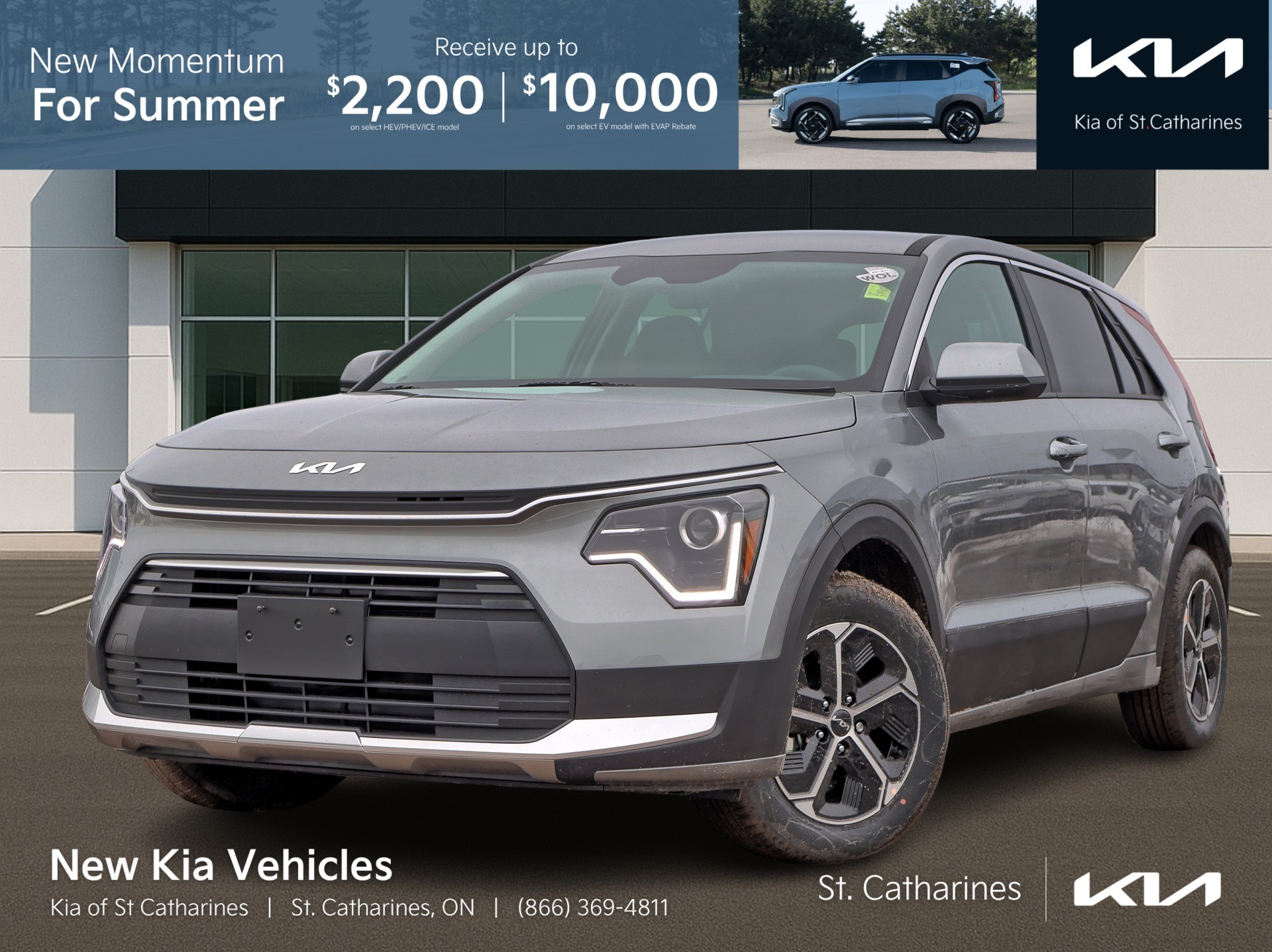 Gray 2026 Kia Niro LX FWD SUV / Crossover Front-Wheel Drive Automatic