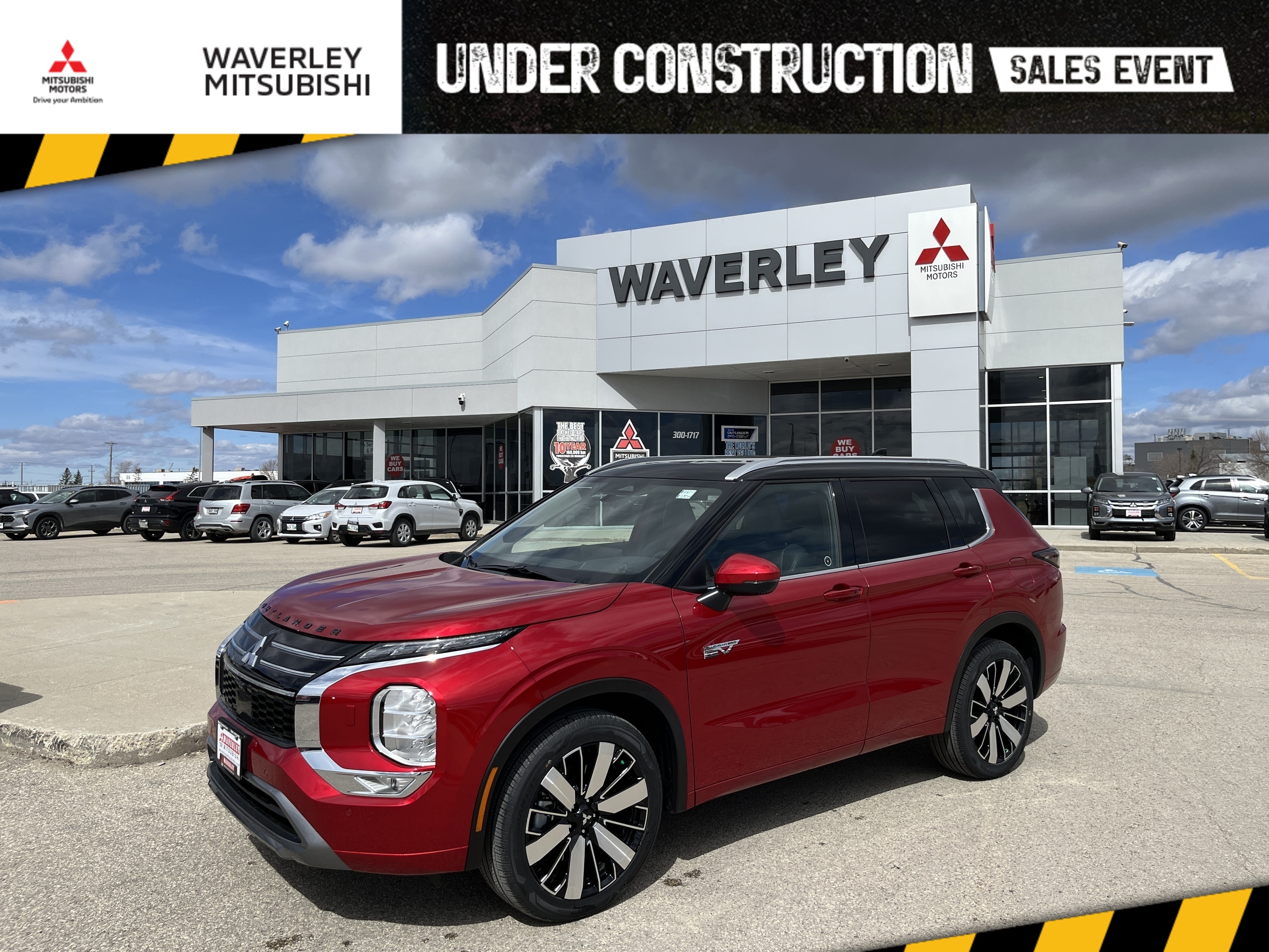 Red 2026 Mitsubishi Outlander Hybrid Plug-in GT S-AWC SUV / Crossover Automatic