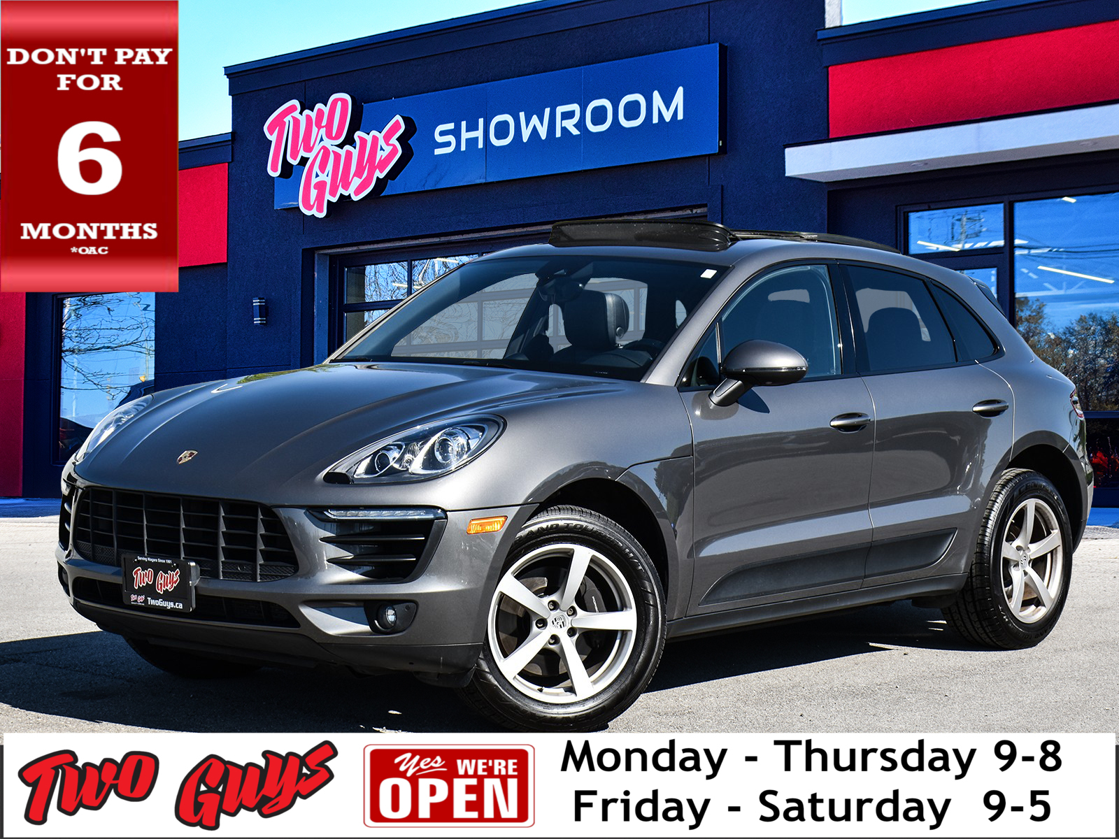 2018 Porsche Macan AWD Panoroof Leather/Suede Interior Back Up Camera