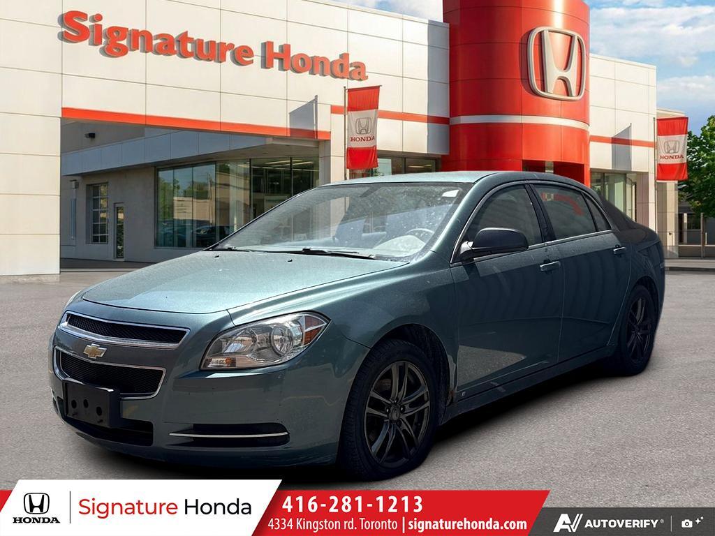 Silver 2009 Chevrolet Malibu Sedan Front-Wheel Drive 4-Speed Automatic