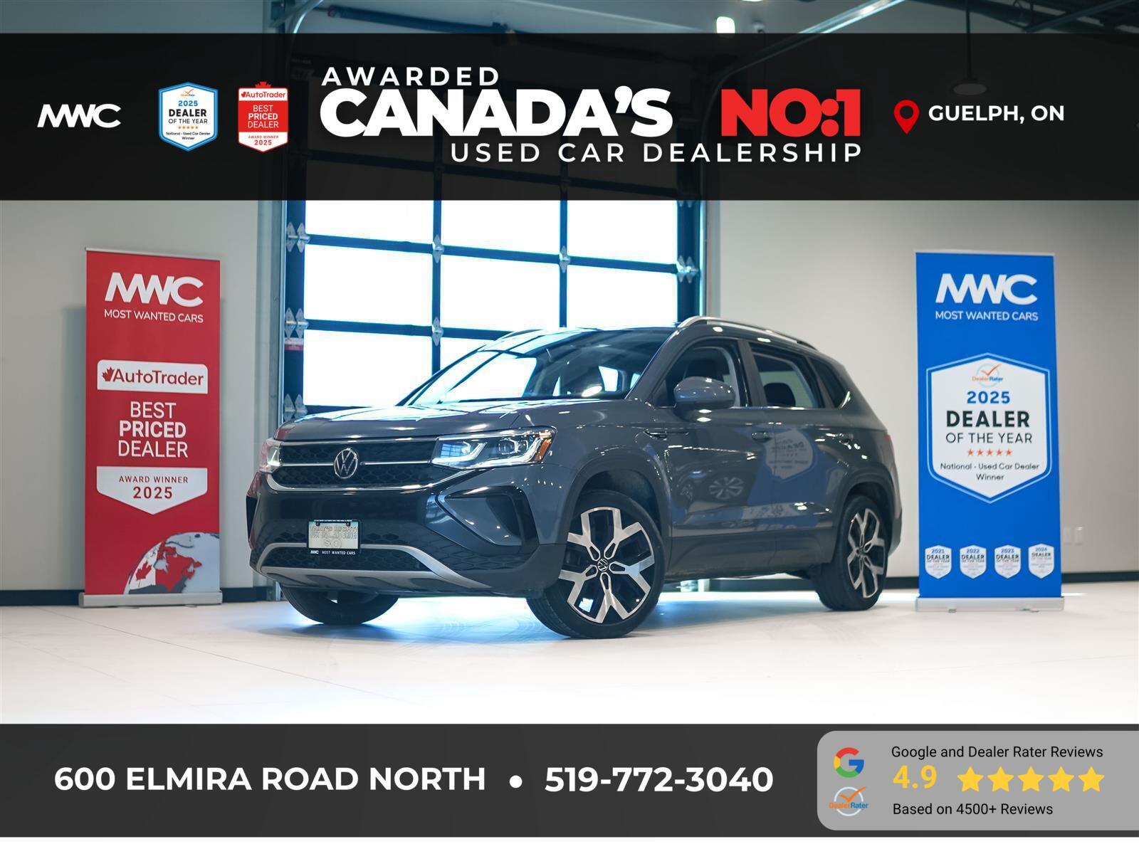 2022 Volkswagen Taos HIGHLINE | AWD | NO ACCIDENTS | ONE OWNER