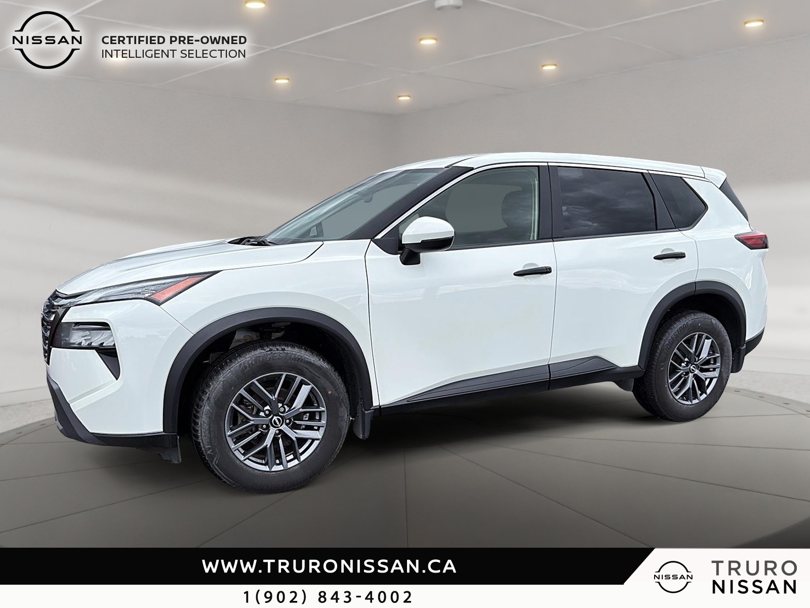 White 2024 Nissan Rogue S AWD SUV / Crossover All-Wheel Drive Continuously Variable Transmission
