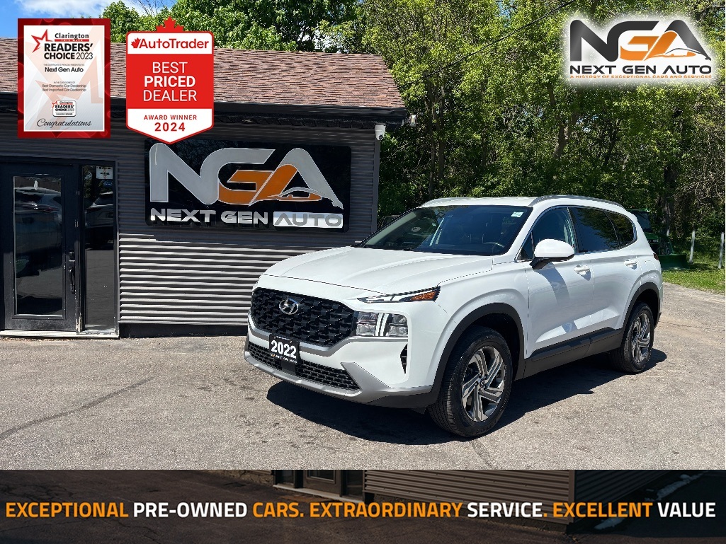 White 2022 Hyundai Santa Fe Essential AWD SUV / Crossover