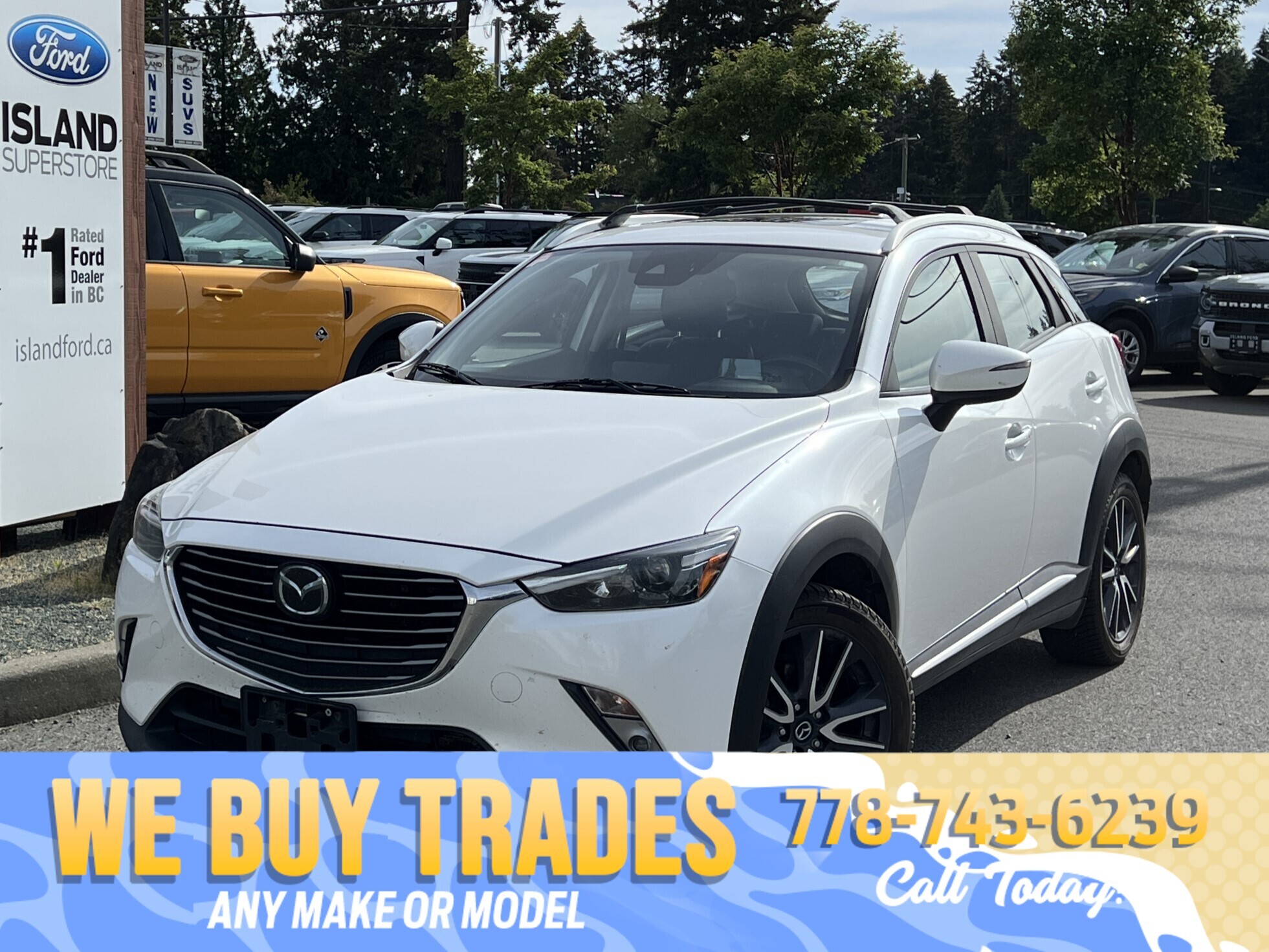 White 2018 Mazda CX-3 GT AWD SUV / Crossover Automatic