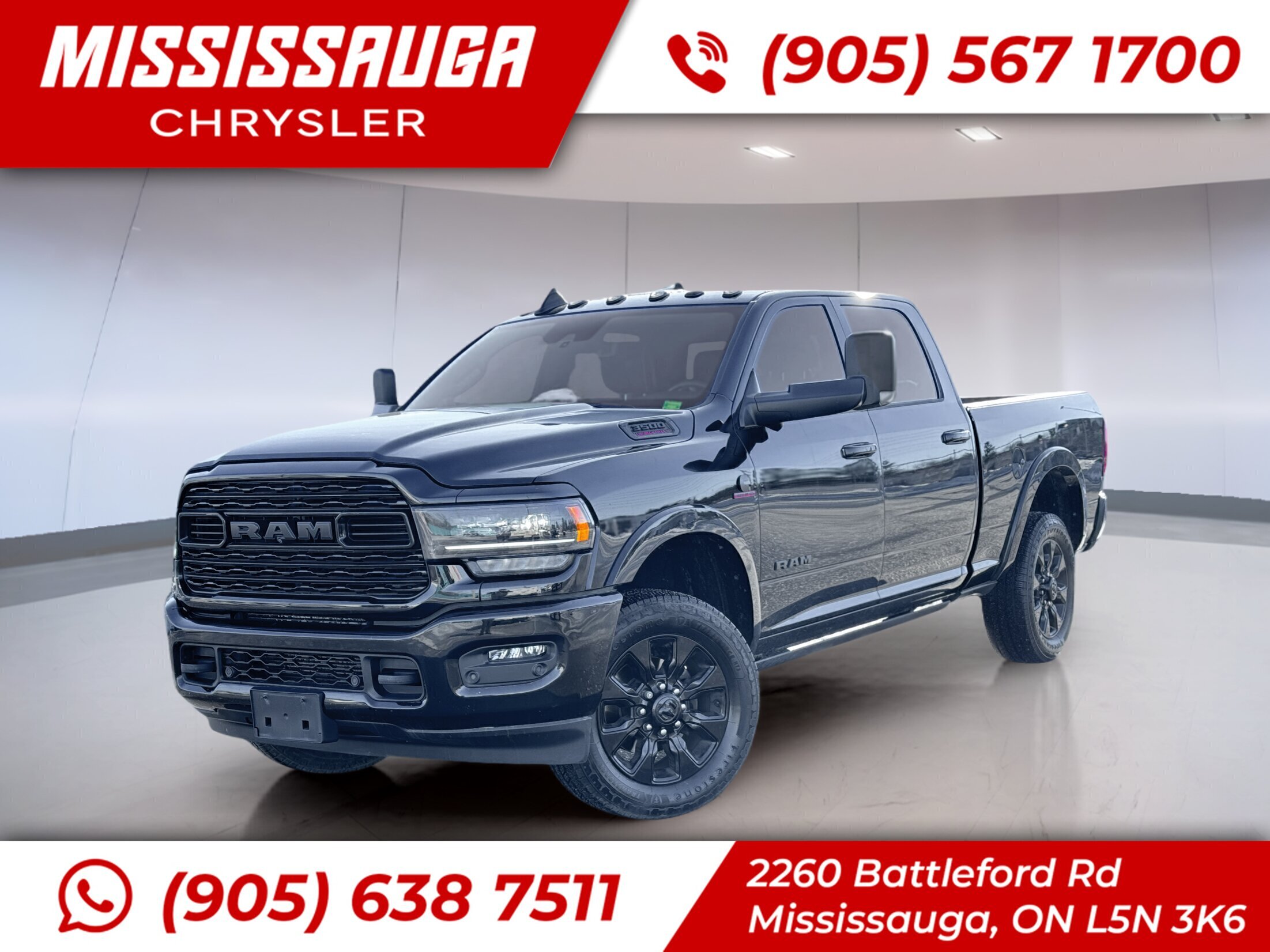2022 RAM 3500 Limited Crew Cab 4WD Pickup Truck Four-Wheel Drive Automatic