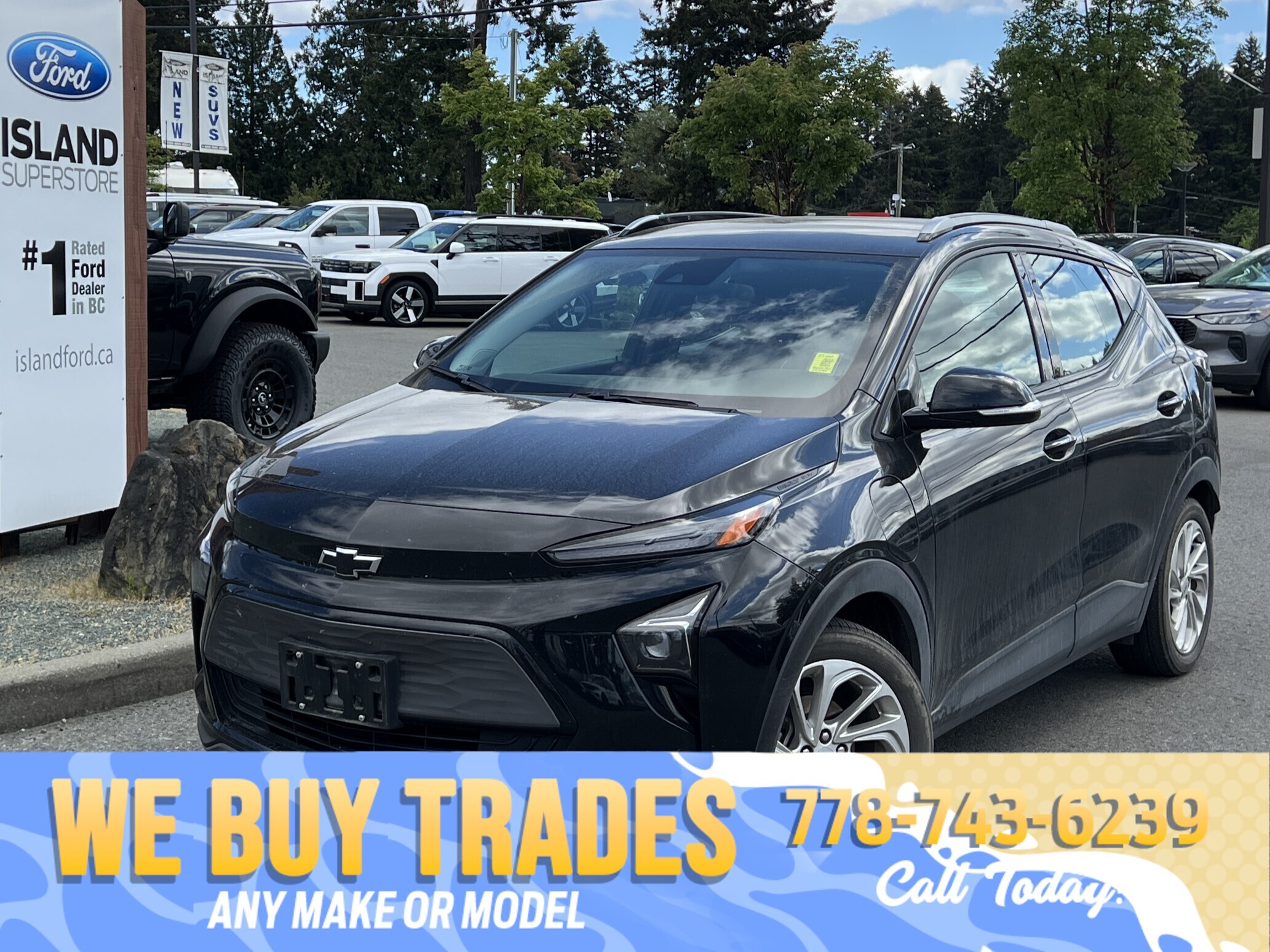 Black 2023 Chevrolet Bolt EUV LT FWD Hatchback Front-Wheel Drive Automatic