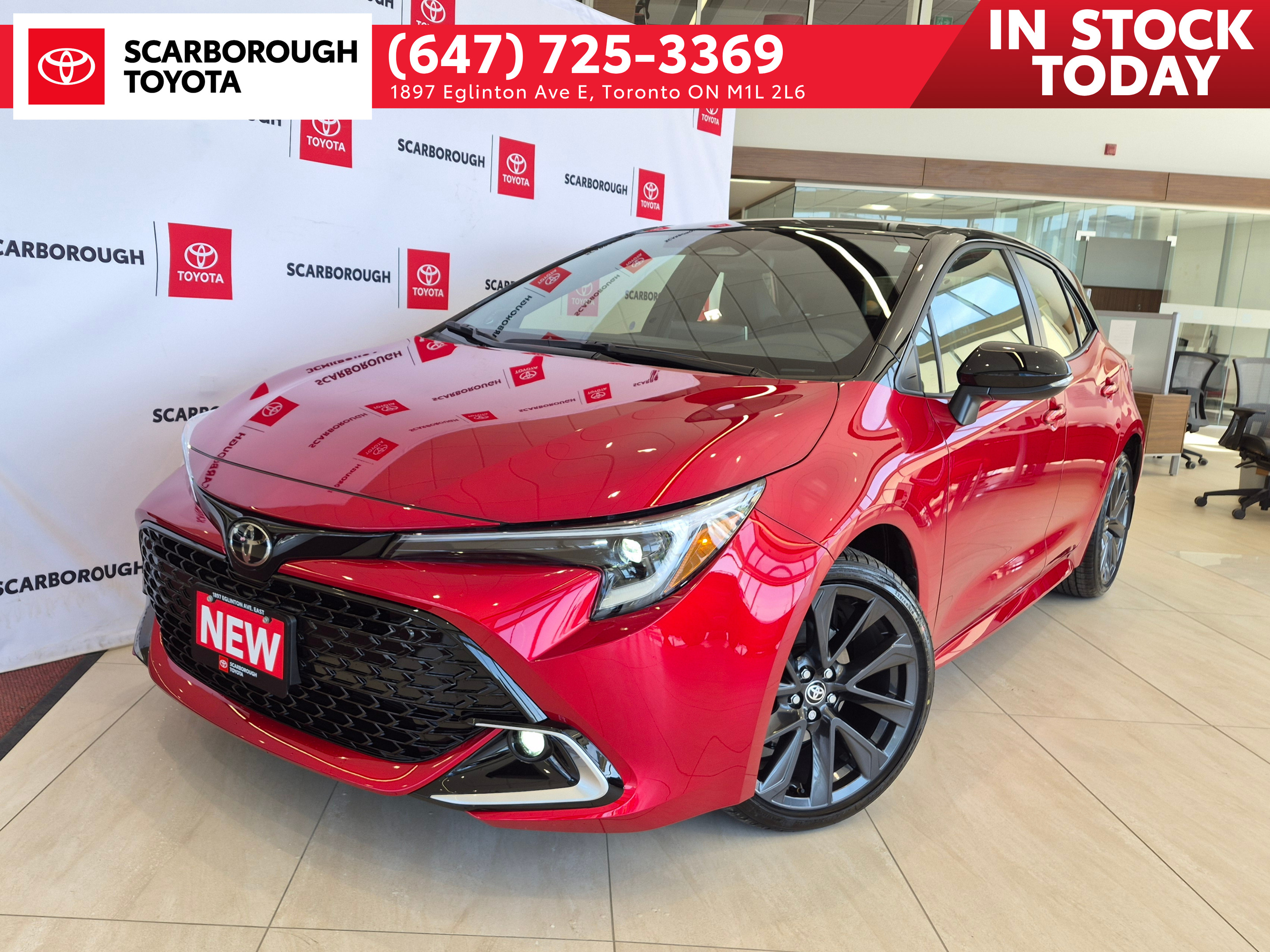 Red 2026 Toyota Corolla Hatchback XSE FWD Hatchback Front-Wheel Drive Continuously Variable Transmission