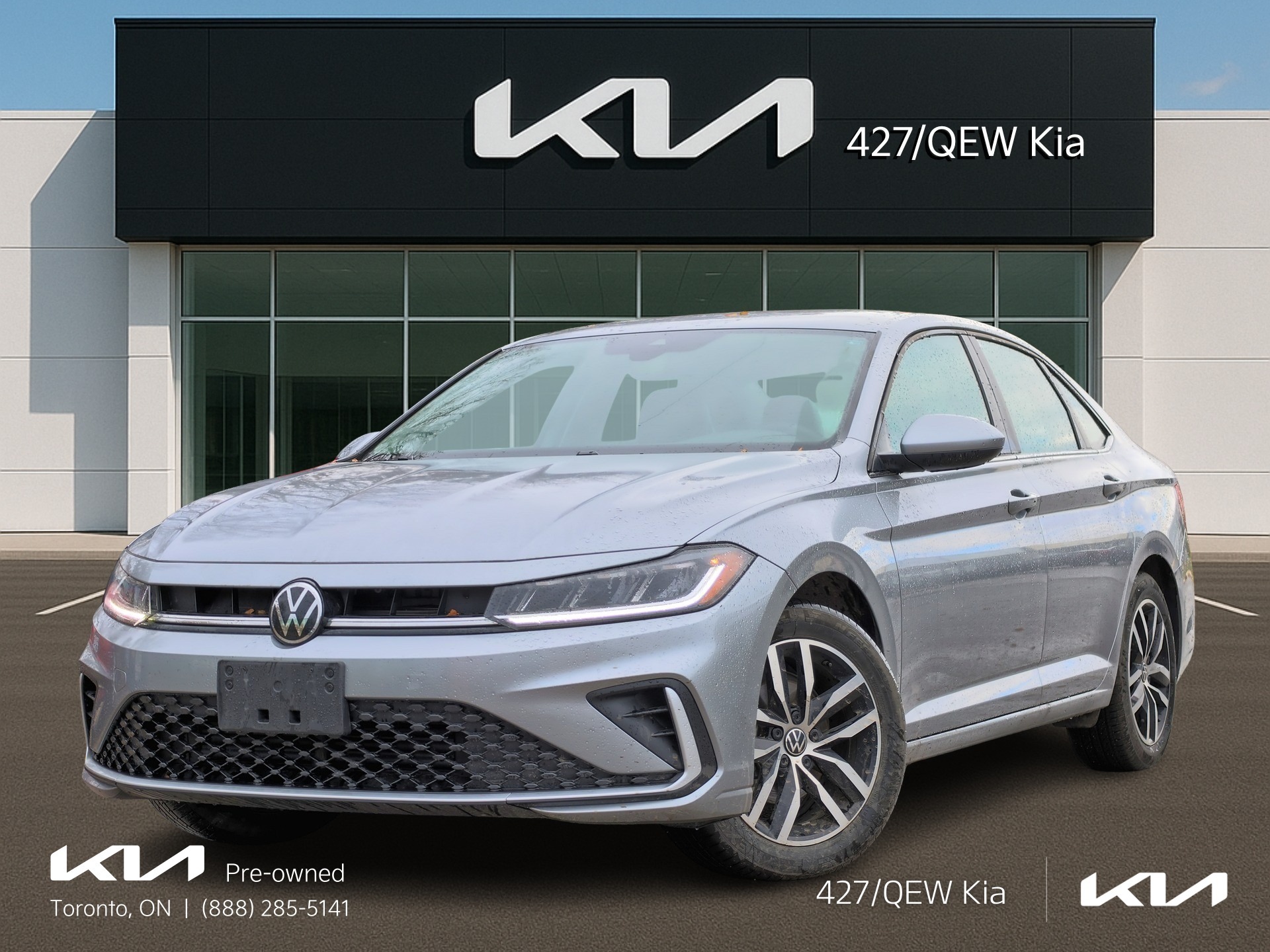 Silver 2025 Volkswagen Jetta 1.5T Comfortline FWD Sedan 8-Speed Automatic