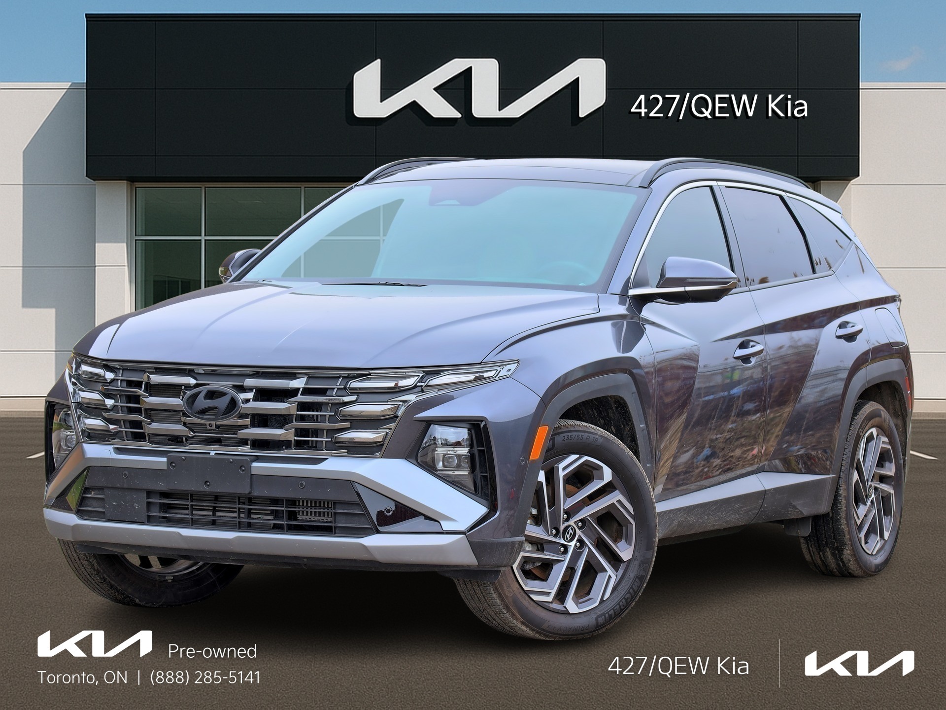 Gray 2025 Hyundai Tucson Hybrid Plug-In Ultimate AWD SUV / Crossover 6-Speed Automatic