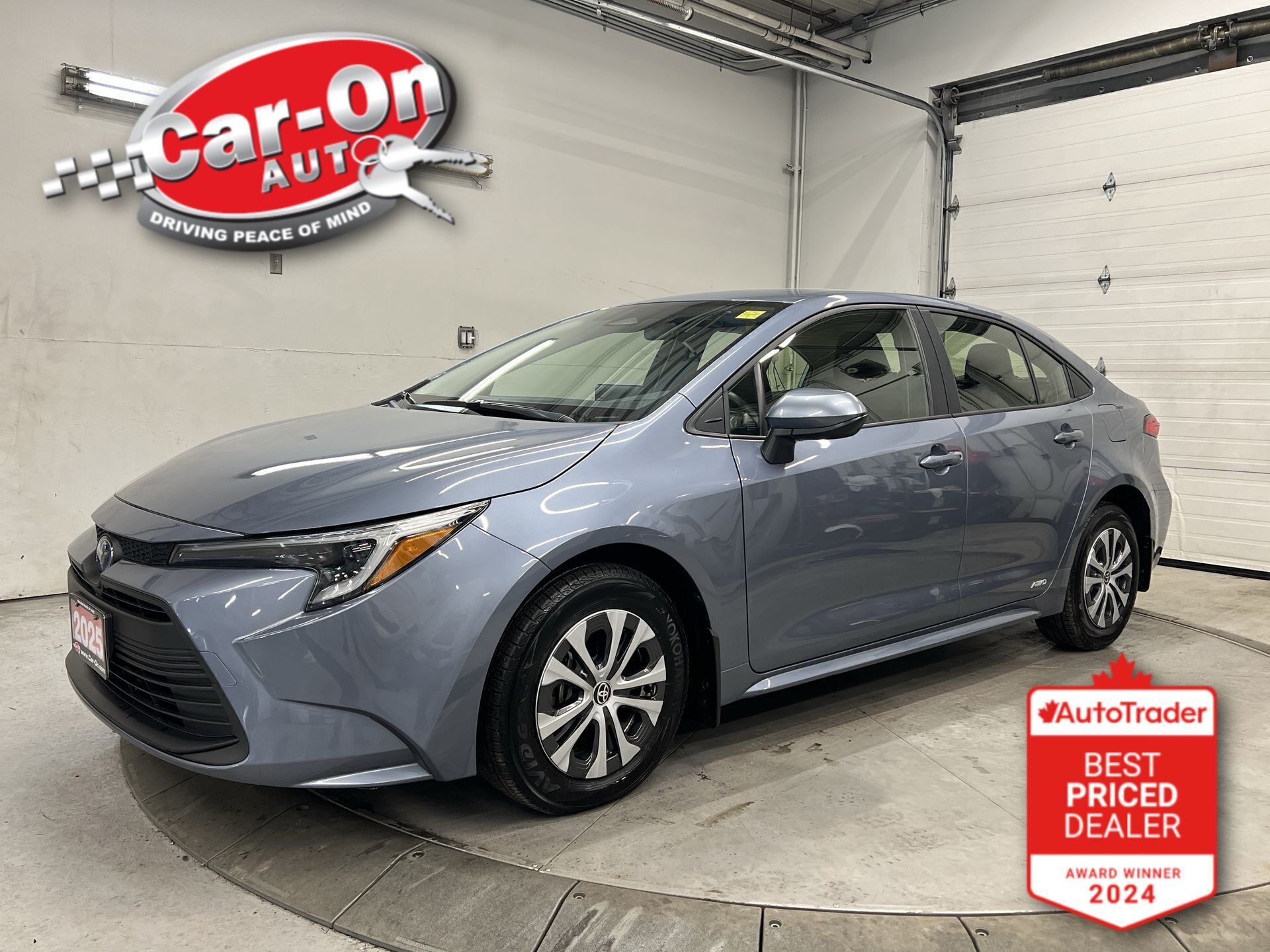 Gray 2025 Toyota Corolla Hybrid LE AWD Sedan All-Wheel Drive Automatic