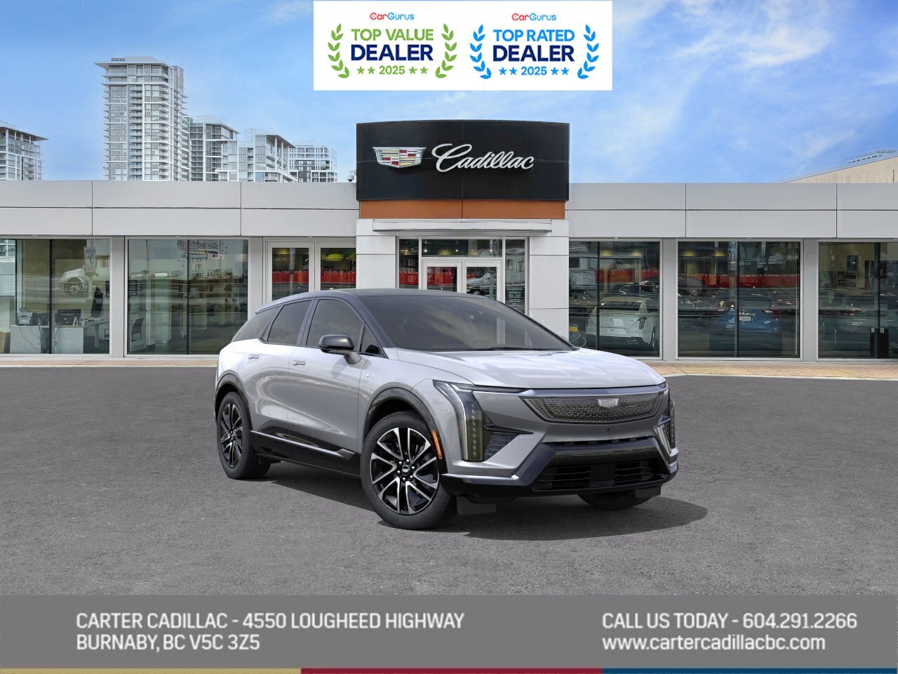 Silver 2026 Cadillac OPTIQ Premium Sport AWD SUV / Crossover All-Wheel Drive 1-Speed Automatic