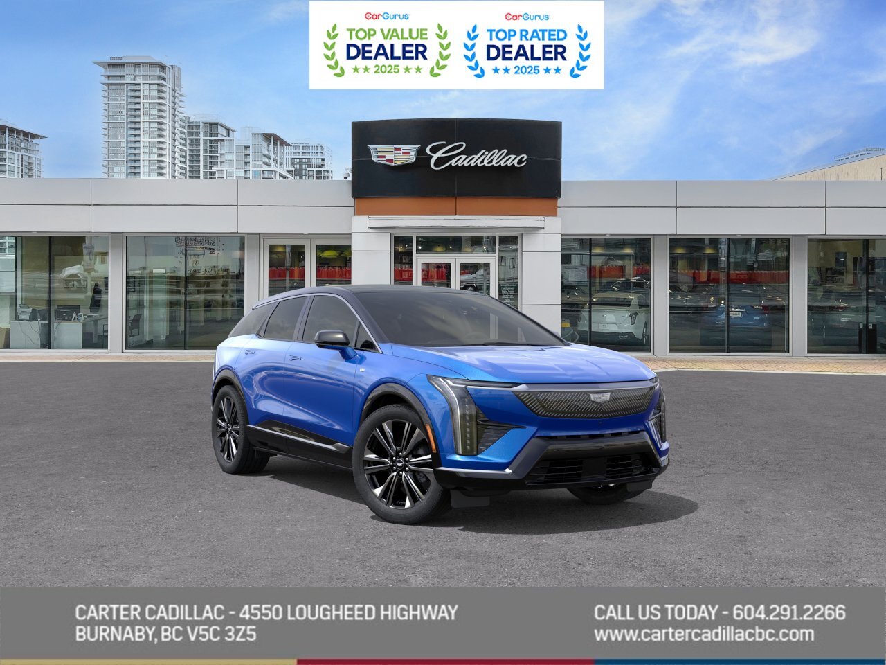 Blue 2026 Cadillac OPTIQ Premium Luxury AWD SUV / Crossover All-Wheel Drive 1-Speed Automatic
