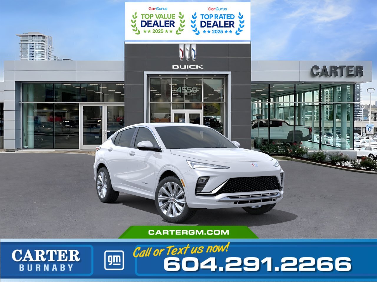 White 2025 Buick Envista Avenir FWD SUV / Crossover Front-Wheel Drive 6-Speed Automatic