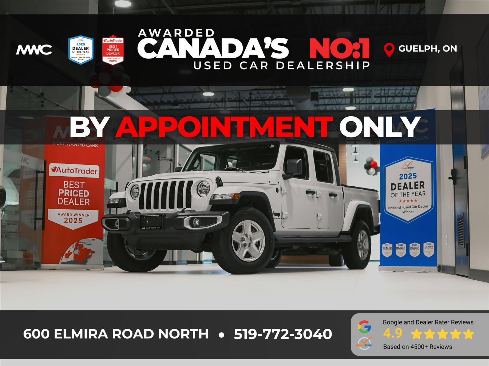2022 Jeep Gladiator SPORTS S | 2 TOPS | NAV | TECH PKG | COLD PKG