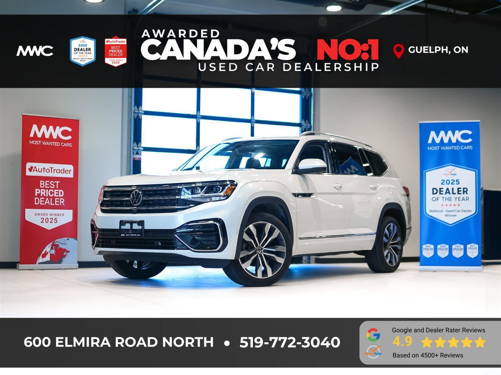 2023 Volkswagen Atlas EXECLINE | RLINE | NO ACCIDENTS | DEALER SERVICED