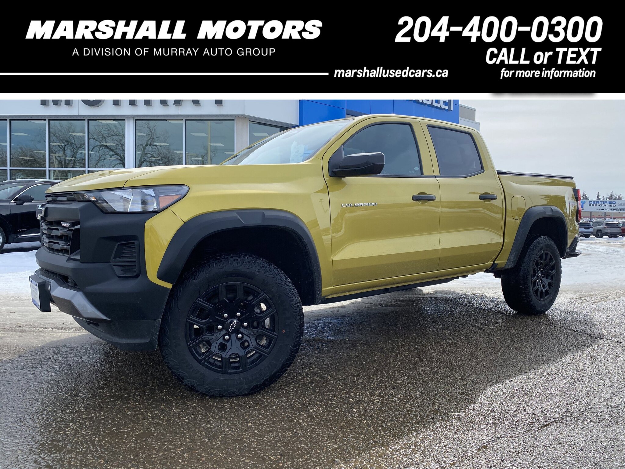 2023 Chevrolet Colorado %2Alocal Trade%2A Clean Carfax%2A 2.7L%2A 4Wd%2A Trailboss%2A Keyless Entry%2A Vinyl Seats%2A Apple 