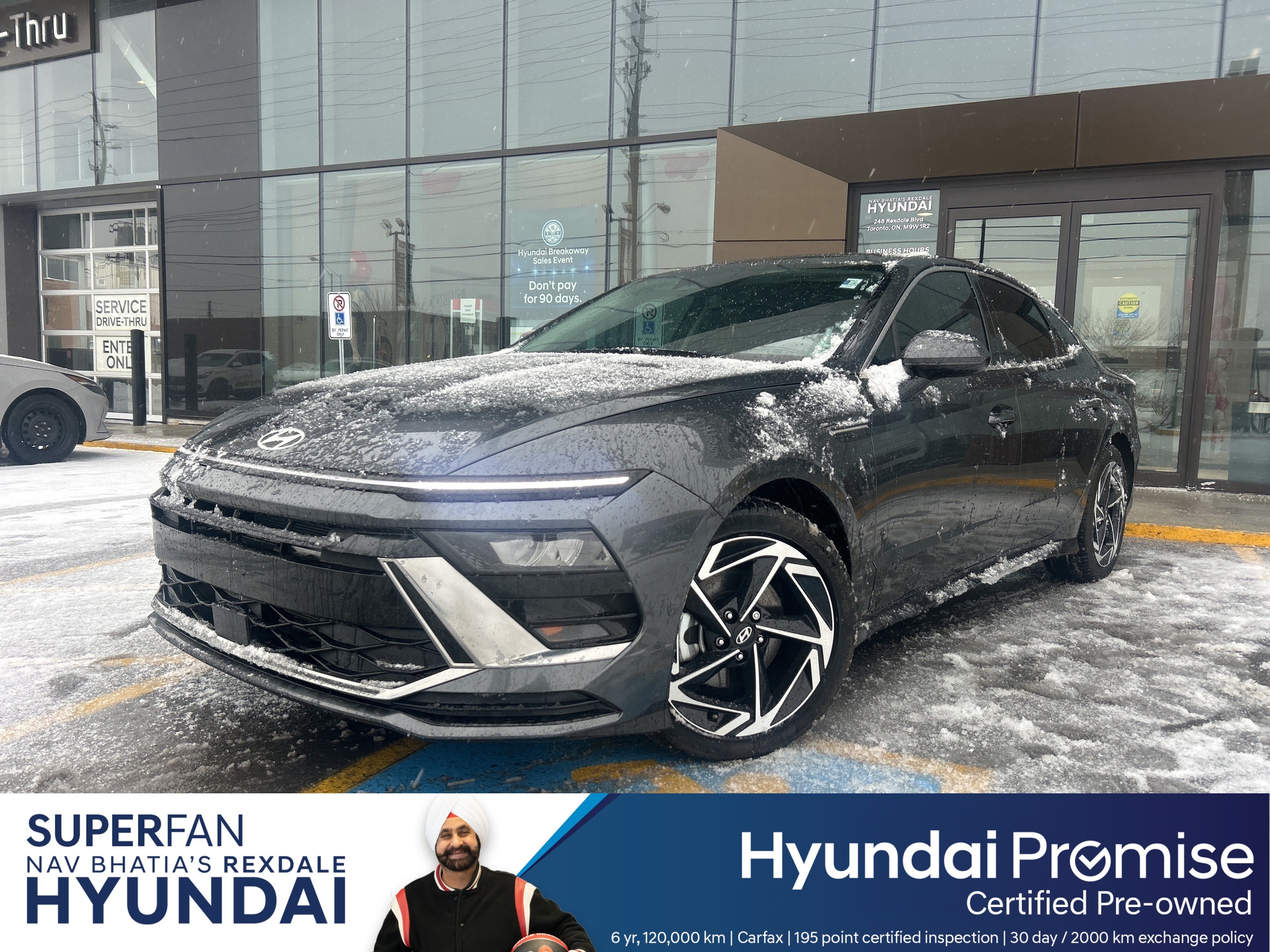 Gray 2025 Hyundai Sonata Preferred Trend FWD Sedan 8-Speed Automatic