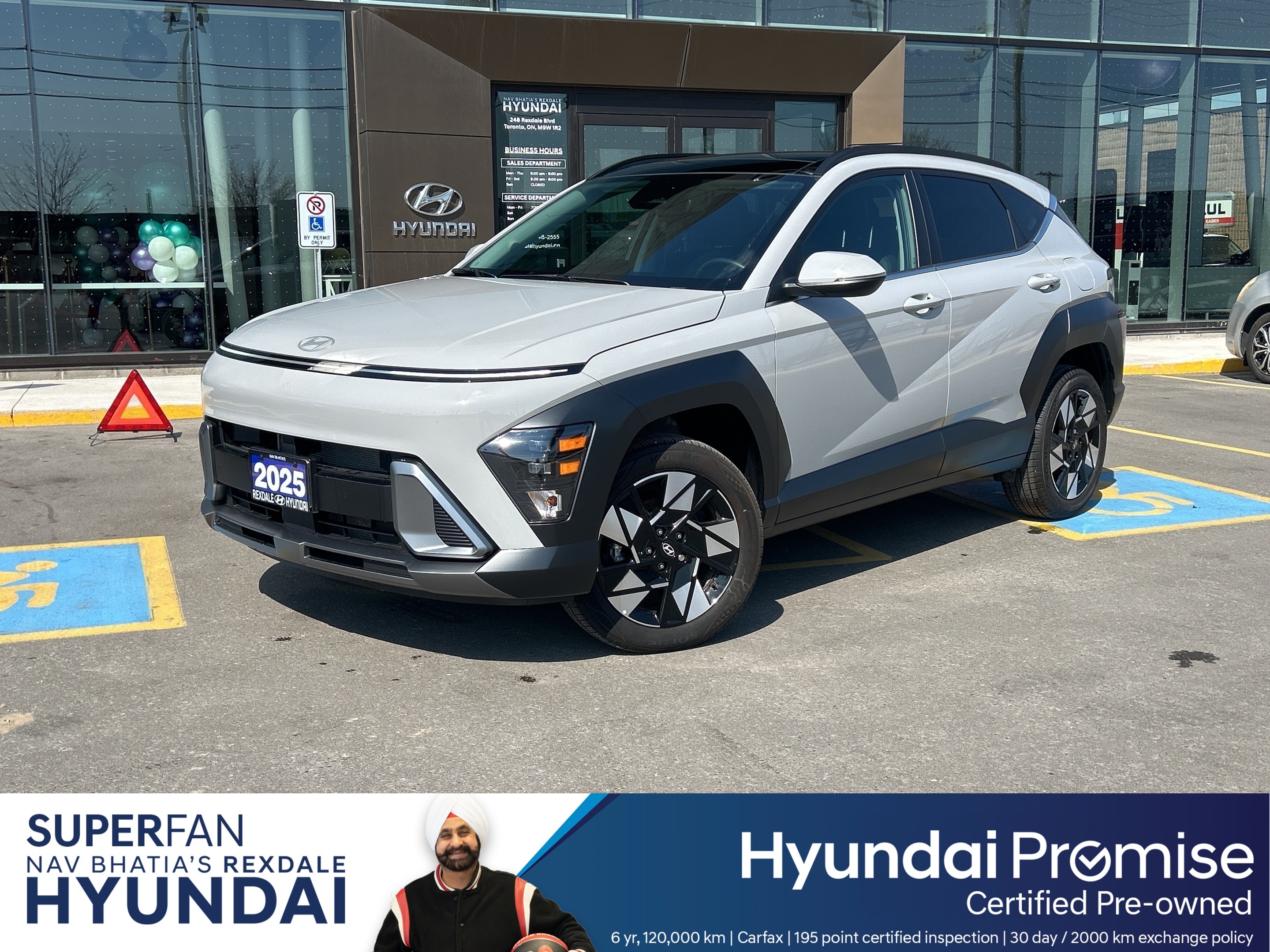 Gray 2025 Hyundai Kona Preferred AWD SUV / Crossover Continuously Variable Transmission