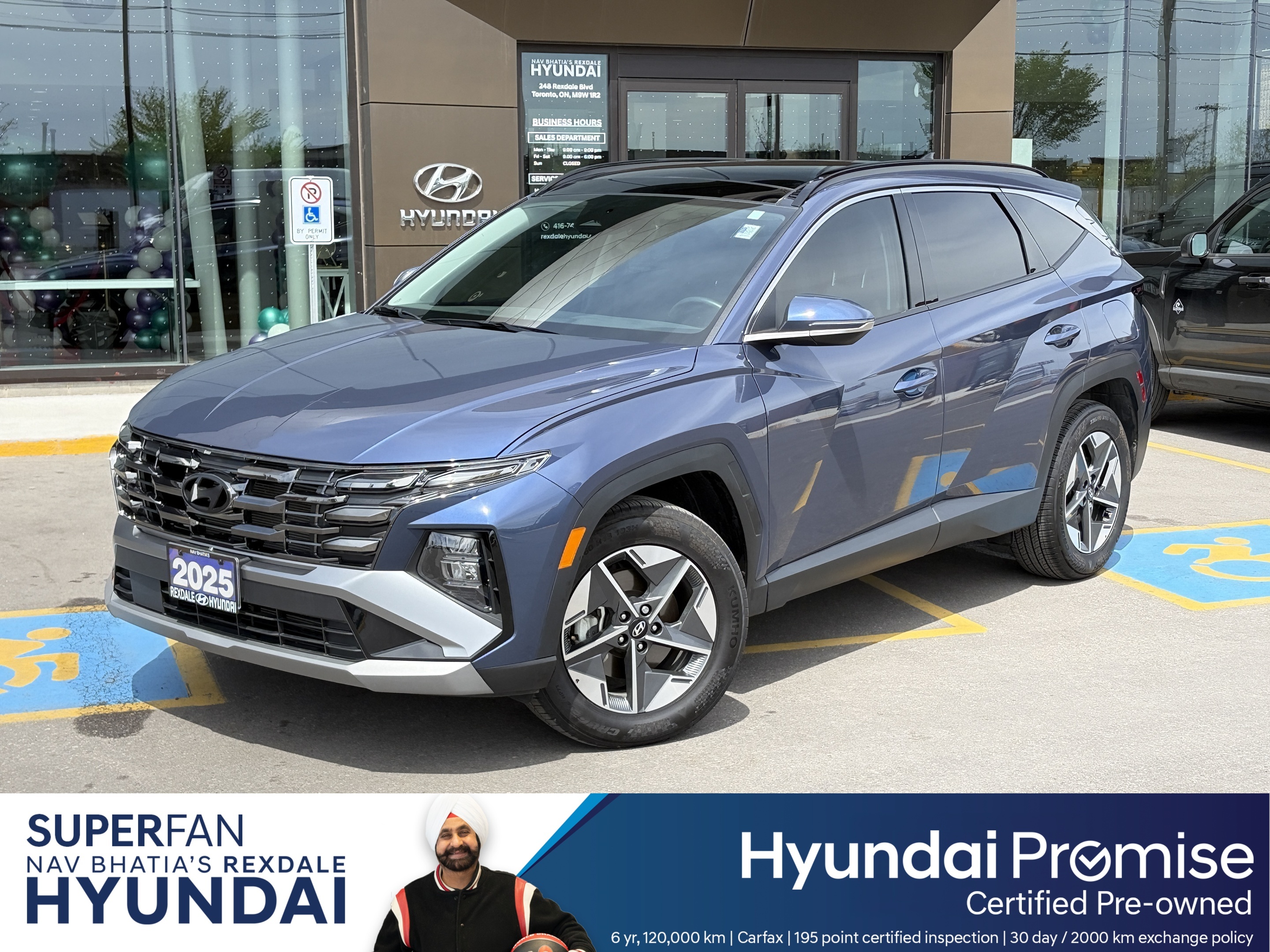 Blue 2025 Hyundai Tucson SEL Convenience AWD SUV / Crossover All-Wheel Drive 8-Speed Automatic