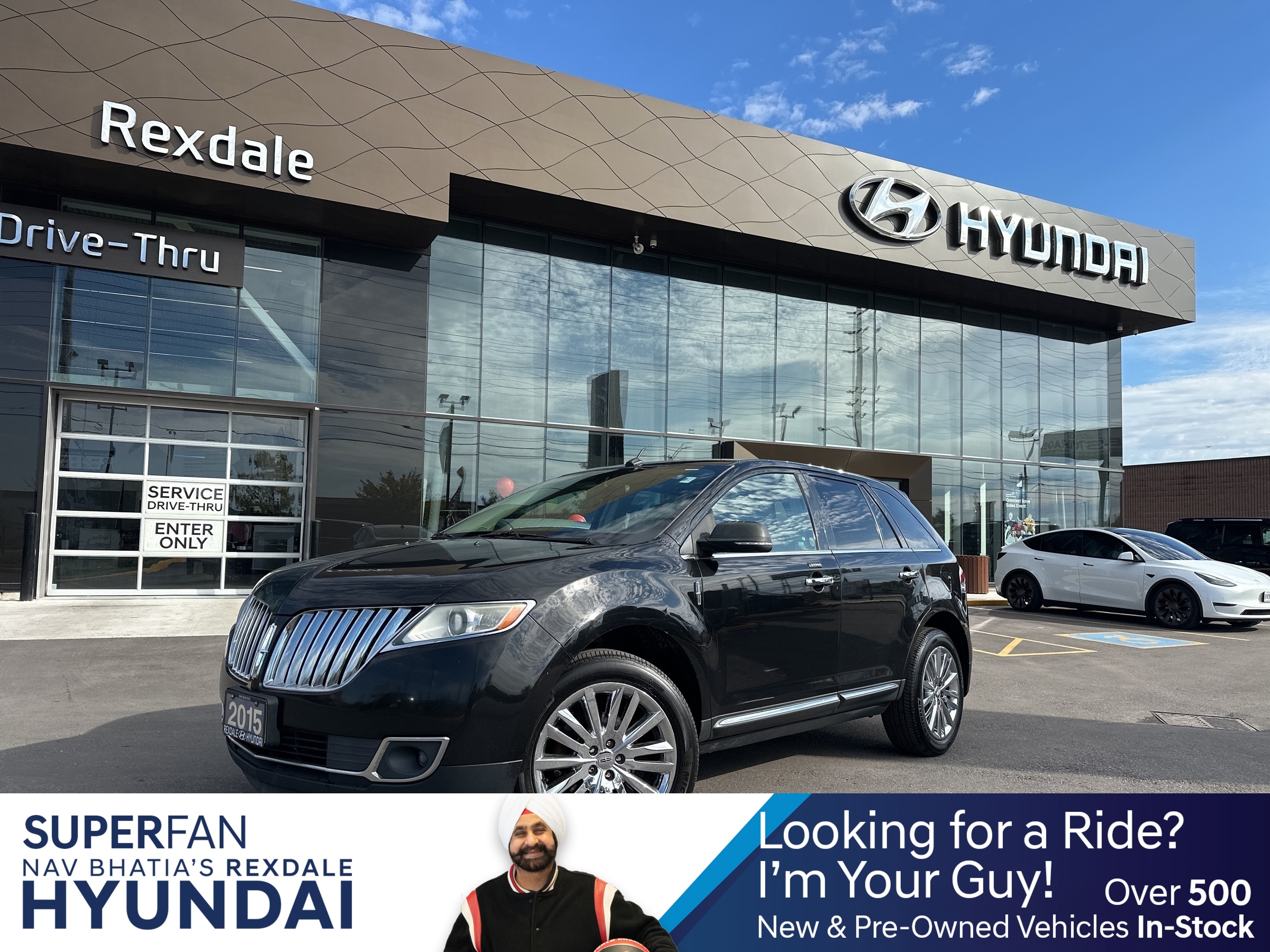 Black 2015 Lincoln MKX AWD SUV / Crossover All-Wheel Drive 6-Speed Automatic