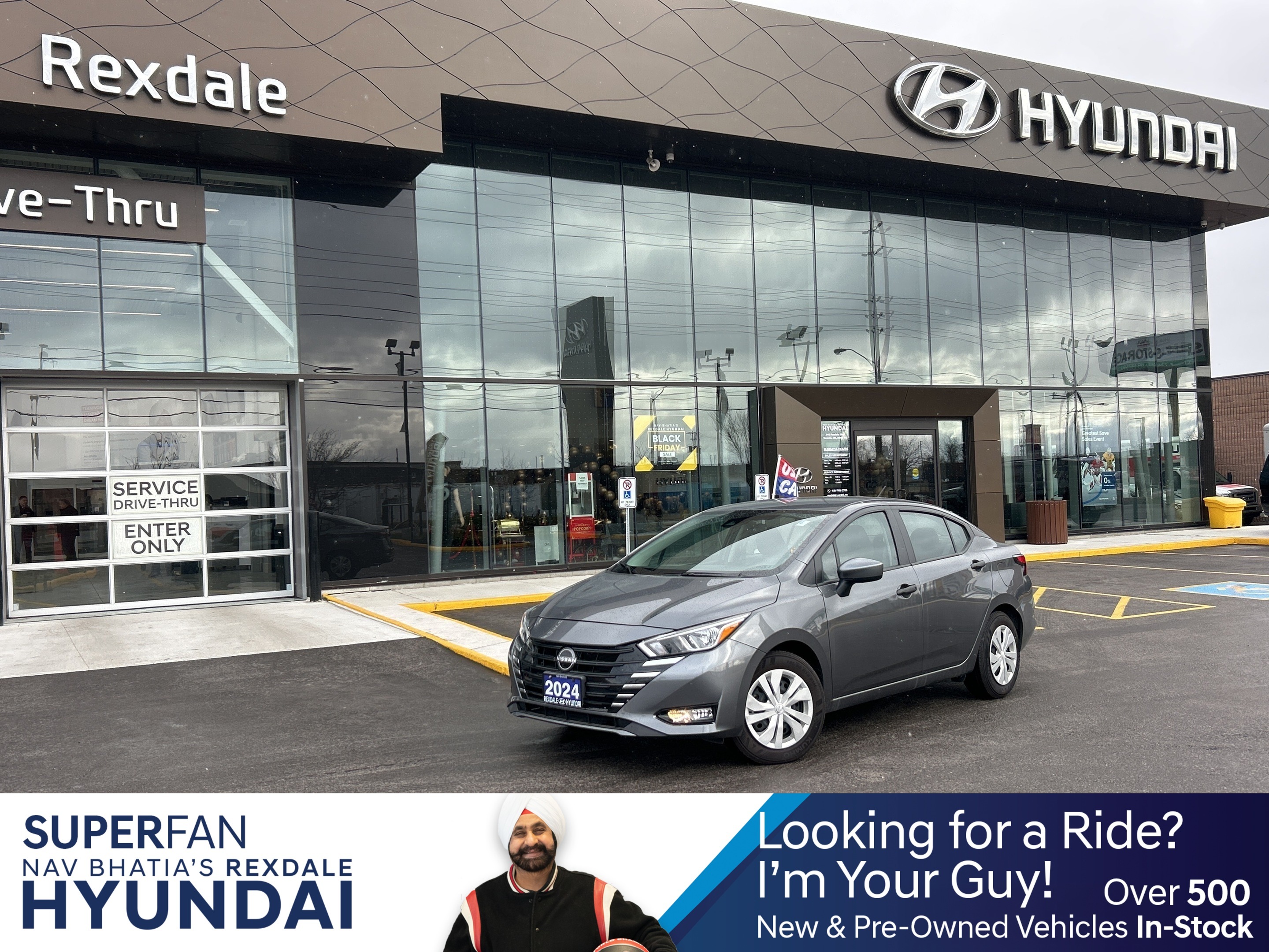 Silver 2024 Nissan Versa S FWD Sedan Front-Wheel Drive Continuously Variable Transmission