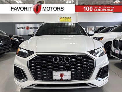 White 2022 Audi Q5 Sportback quattro Premium S Line 45 TFSI AWD Sedan All-Wheel Drive 7-Speed Automatic