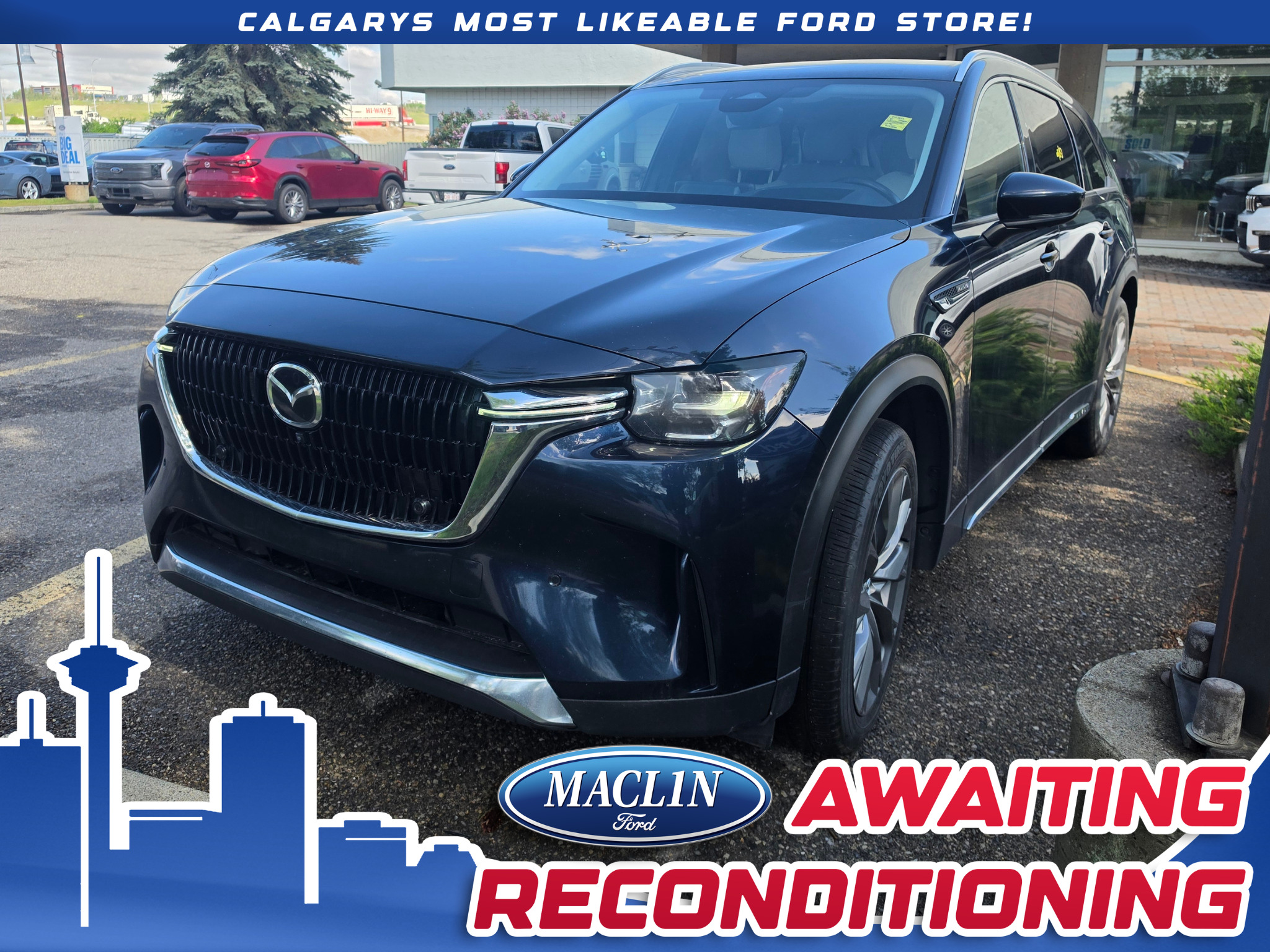 Blue 2024 Mazda CX-90 GT-P AWD SUV / Crossover