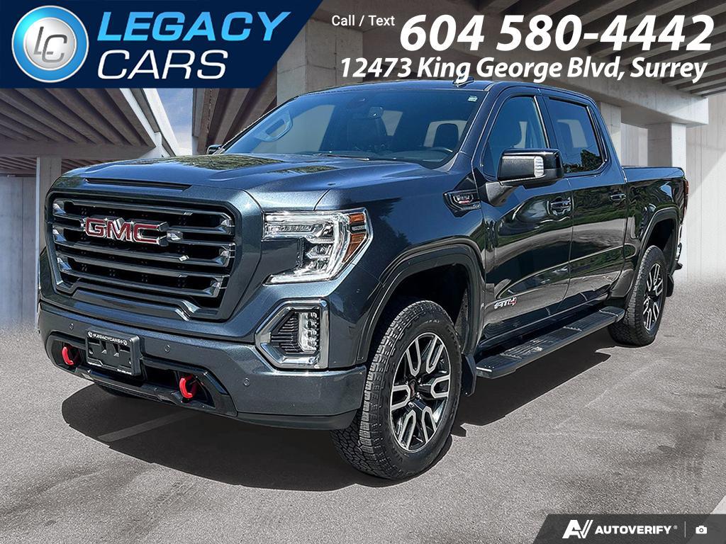 Gray 2022 GMC Sierra 1500 Limited AT4 Crew Cab 4WD Pickup Truck Four-Wheel Drive Automatic