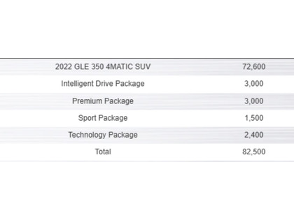 used 2022 Mercedes-Benz GLE 350 car, priced at $56,900