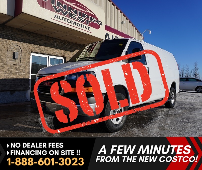 White 2023 GMC Savana Cargo 2500 RWD Van Rear-Wheel Drive 8-Speed Automatic