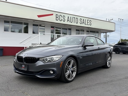 Gray 2015 BMW 4 Series 428i Coupe RWD Coupe Rear-Wheel Drive 8-Speed Automatic