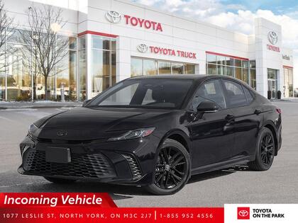 Black 2026 Toyota Camry Sedan Continuously Variable Transmission
