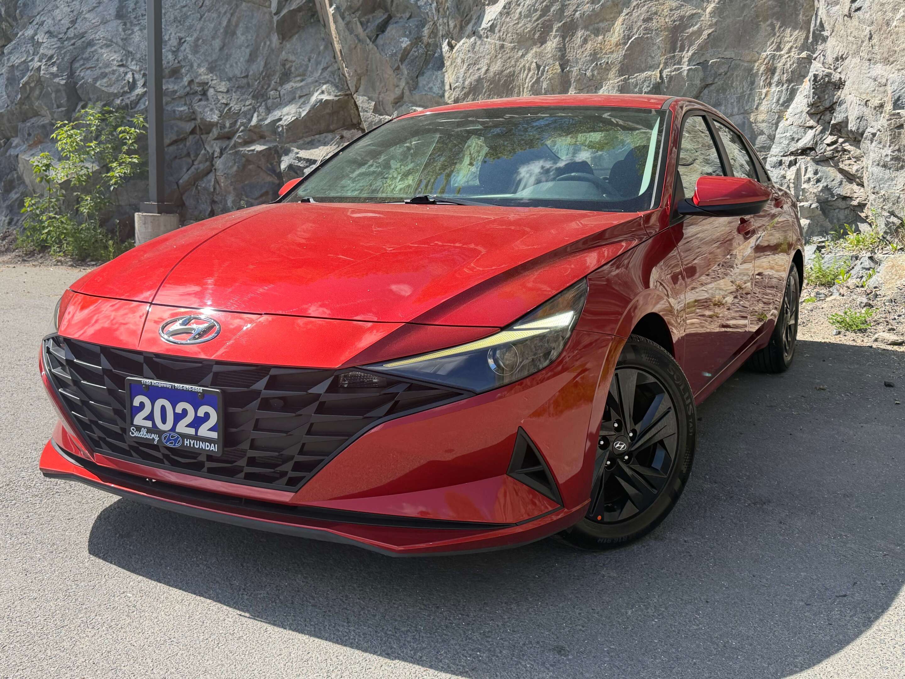 Orange 2022 Hyundai Elantra Preferred FWD Sedan Continuously Variable Transmission